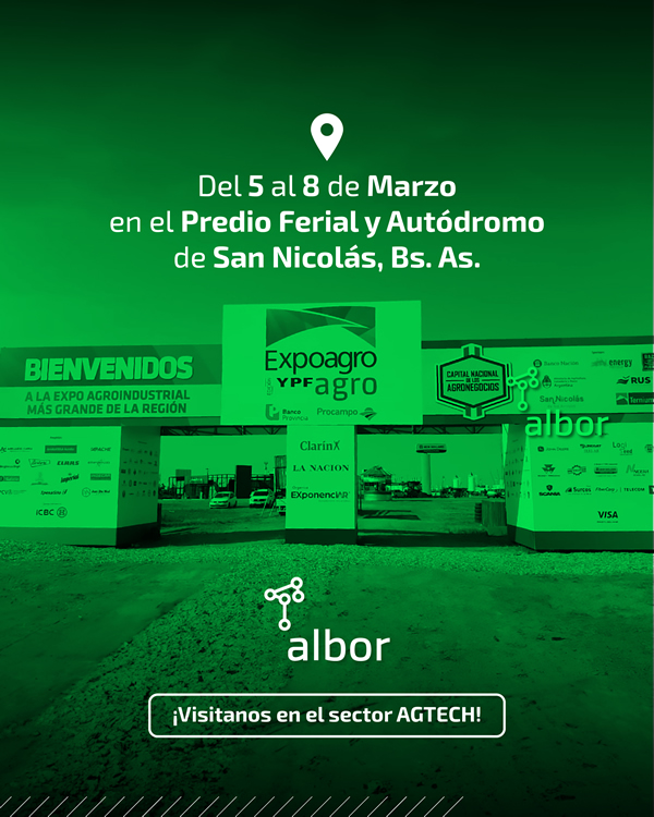 Albor, el sistema líder en gestión de negocios para el agro estará por primera vez en Expoagro