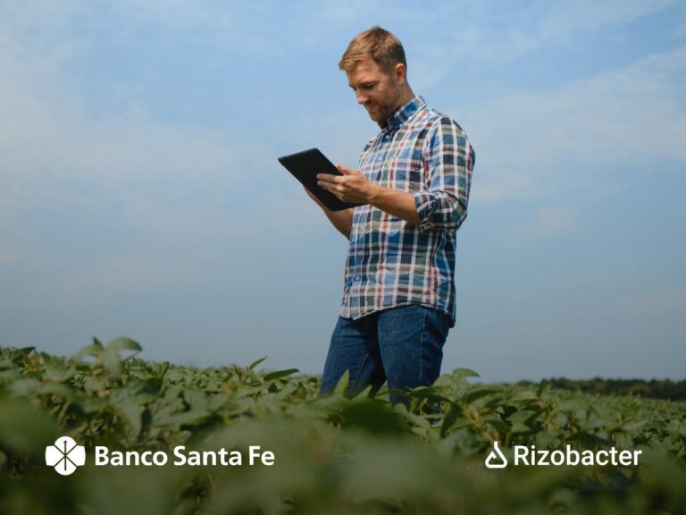 Banco Santa Fe y Rizobacter se unen y ofrecen beneficios a productores agropecuarios