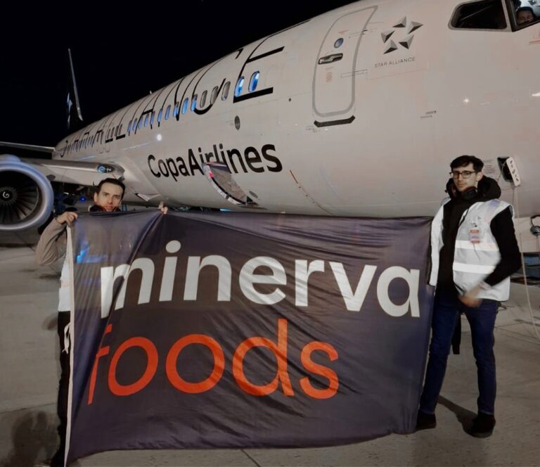 Minerva Foods realizó la primera exportación de carne desde el Aeropuerto de Rosario