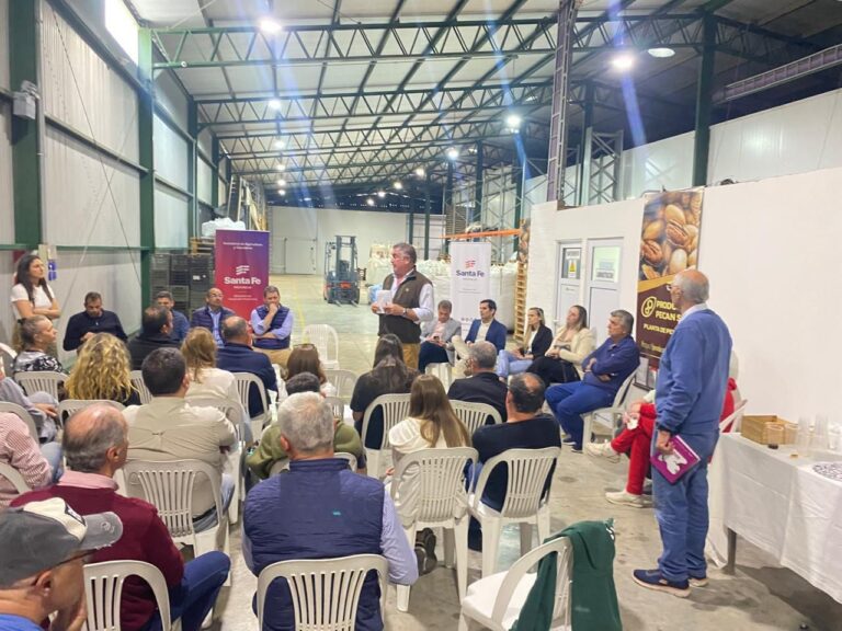 Impulsan producción de nuez pecán con lanzamiento de la primera Mesa Provincial para el sector