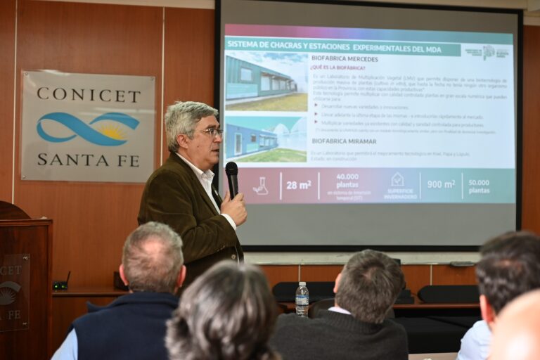 El ministro de Desarrollo Agrario bonaerense visitó Santa Fe